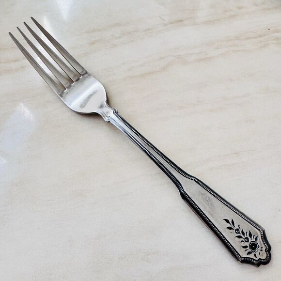 8pc STANLEY ROBERTS Norcrest-Brentwood Dinner Fork 7 3/8” Stainless Rogers Korea - Picture 2 of 8